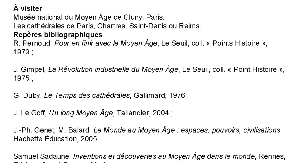 À visiter Musée national du Moyen ge de Cluny, Paris. Les cathédrales de Paris,