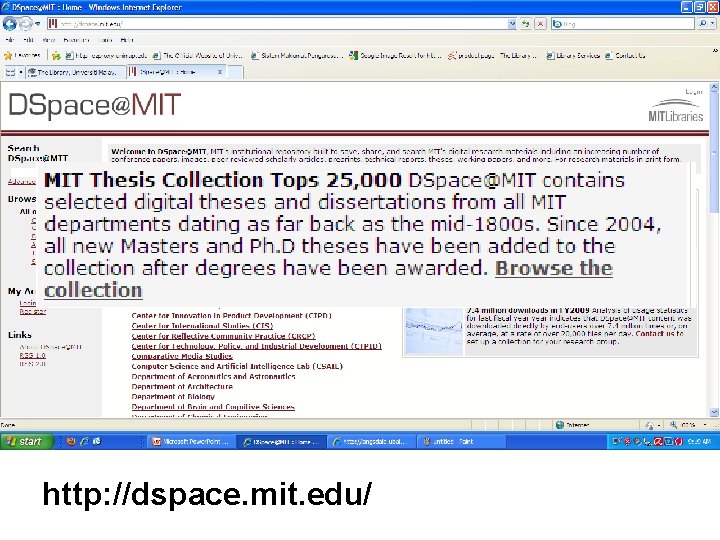 http: //dspace. mit. edu/ http: //dspace. mit. edu/