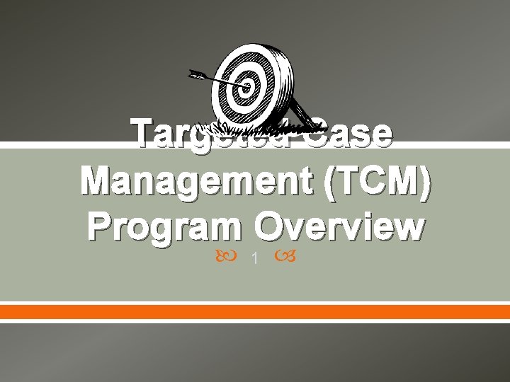  Targeted Case Management (TCM) Program Overview 1 