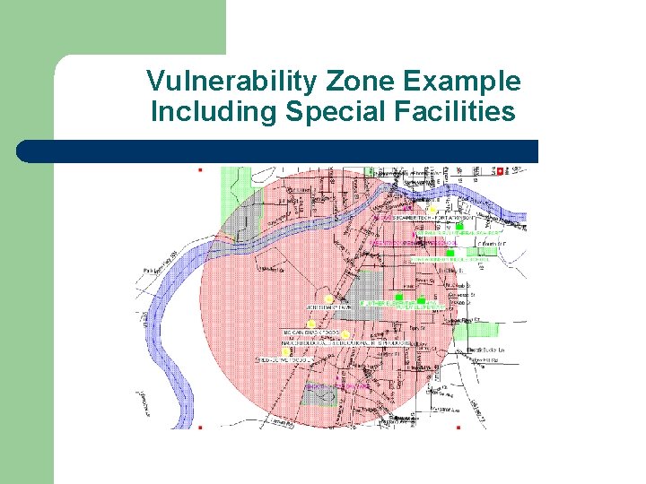 Vulnerability Zone Example Including Special Facilities 