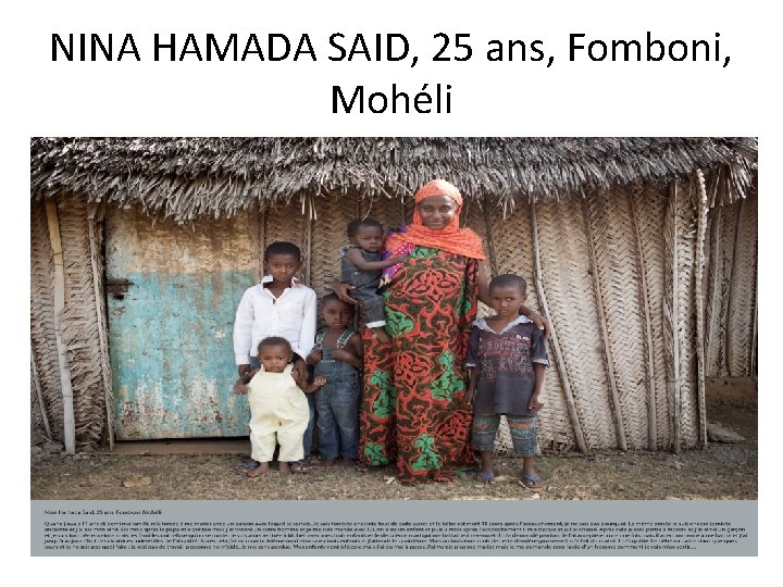 NINA HAMADA SAID, 25 ans, Fomboni, Mohéli 