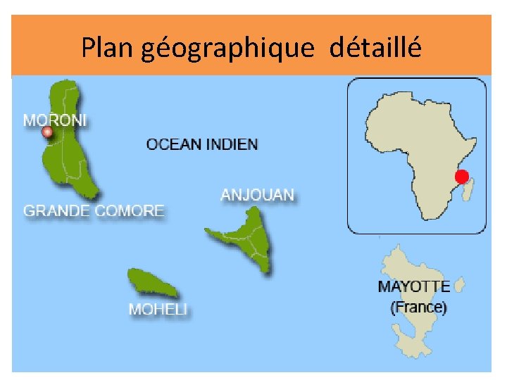 Plan géographique détaillé 