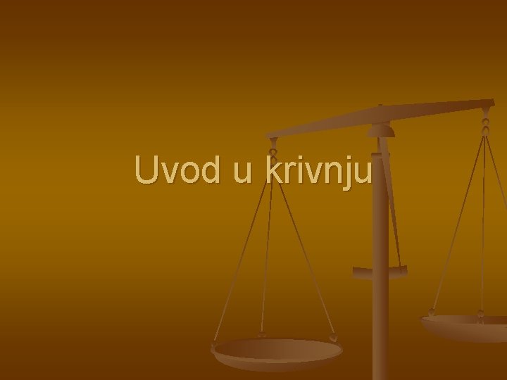 Uvod u krivnju 