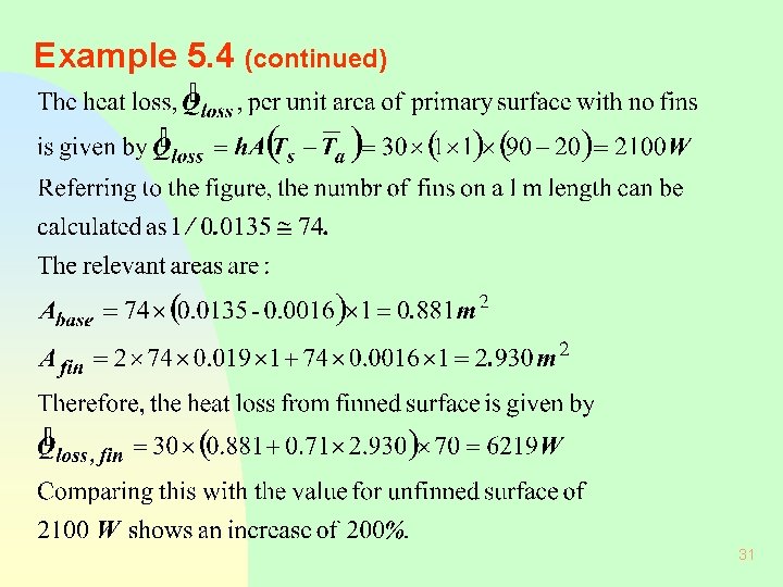 Example 5. 4 (continued) 31 