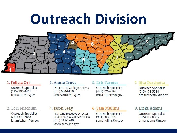 Outreach Division 58 Outreach Division 58