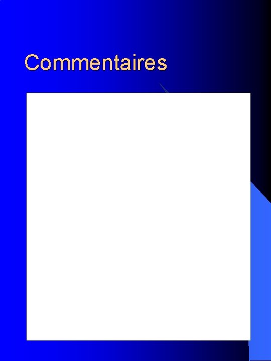 Commentaires 