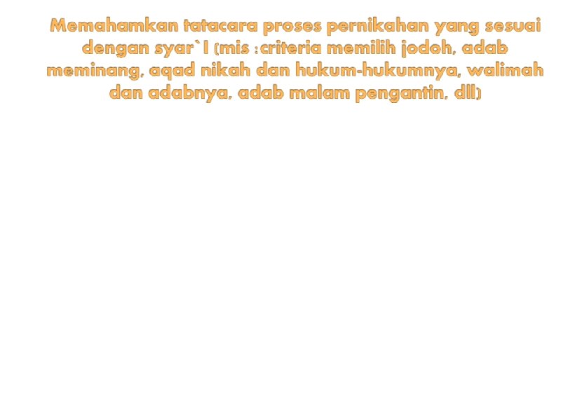 a. Buat kita kaum muslimin, pernikahan disamping merupakan hal yang fitrah, ia juga bagian a. Buat kita kaum muslimin, pernikahan disamping merupakan hal yang fitrah, ia juga bagian