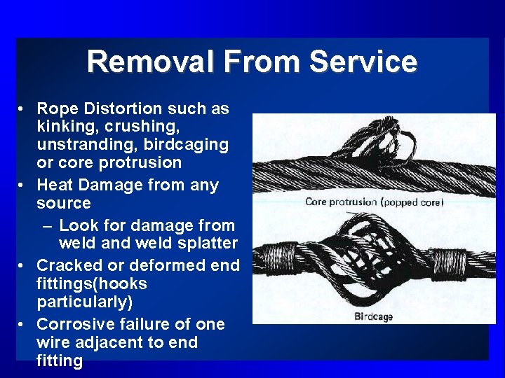 BASIC RIGGING MSHA REGULATIONS 5657 16007 Taglines Hitches