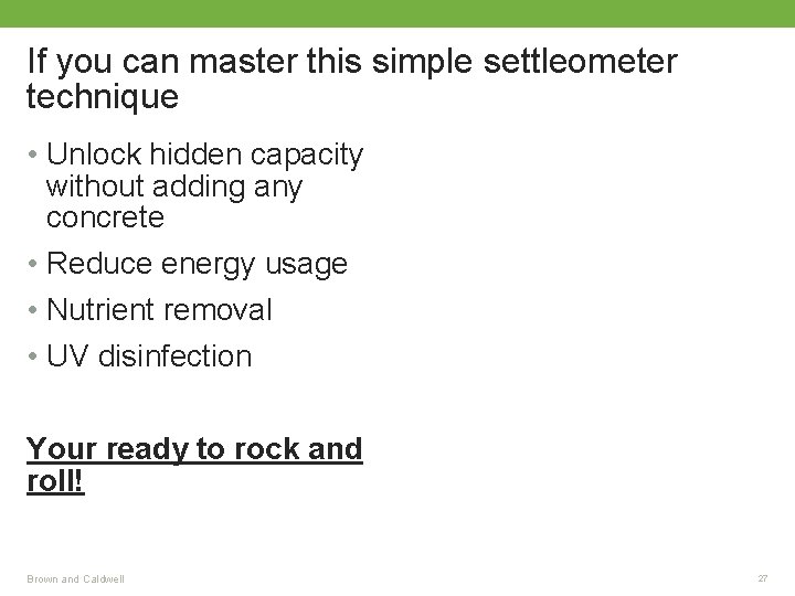 If you can master this simple settleometer technique • Unlock hidden capacity without adding
