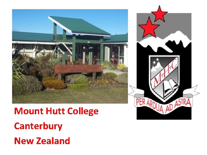 Mount Hutt College Canterbury New Zealand 