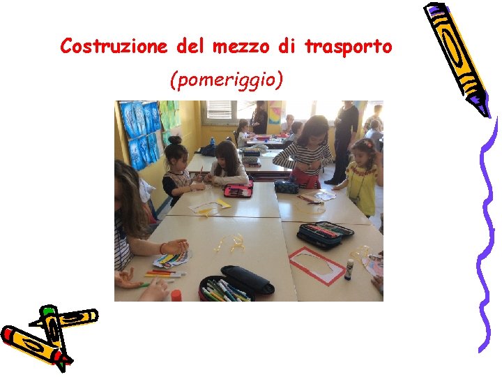 Costruzione del mezzo di trasporto (pomeriggio) 