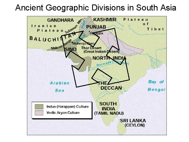 Ancient Geographic Divisions in South Asia 