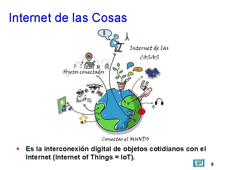 Internet de las Cosas Es la interconexión digital de objetos cotidianos con el Internet