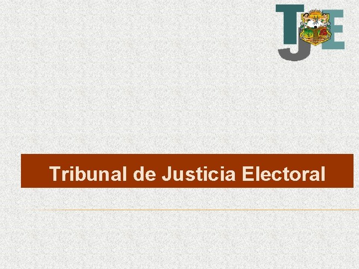 Tribunal de Justicia Electoral 