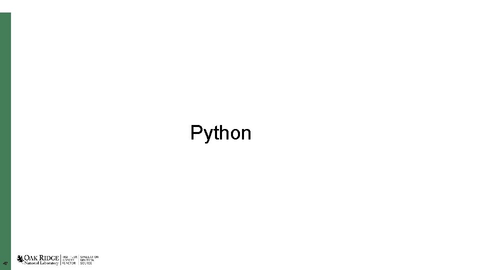 Python 47 