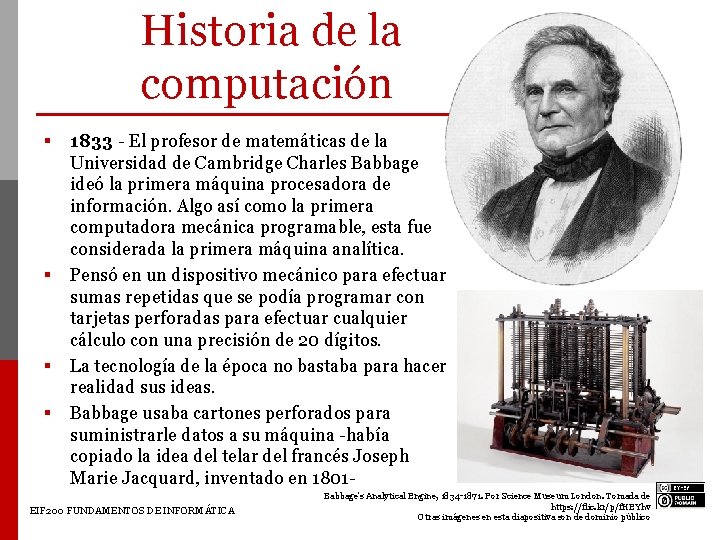 Historia de la computación § § 1833 - El profesor de matemáticas de la Historia de la computación § § 1833 - El profesor de matemáticas de la