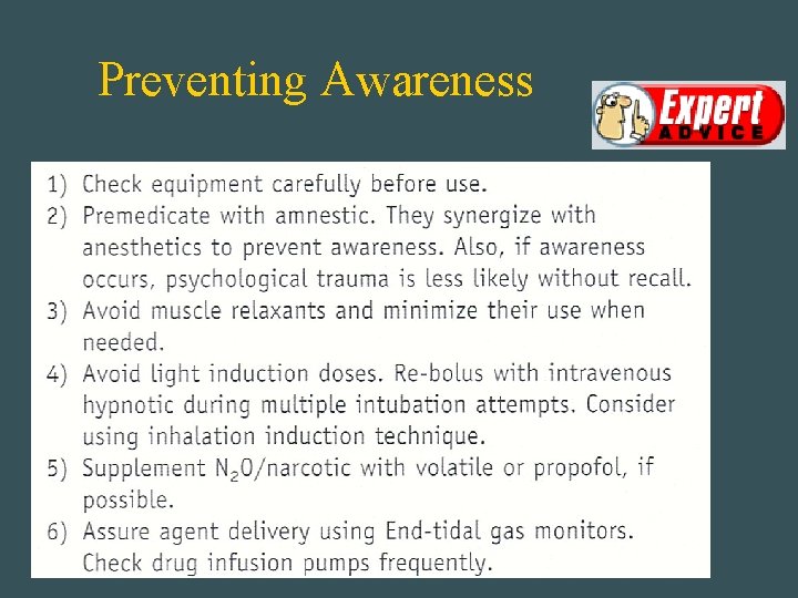 Preventing Awareness 