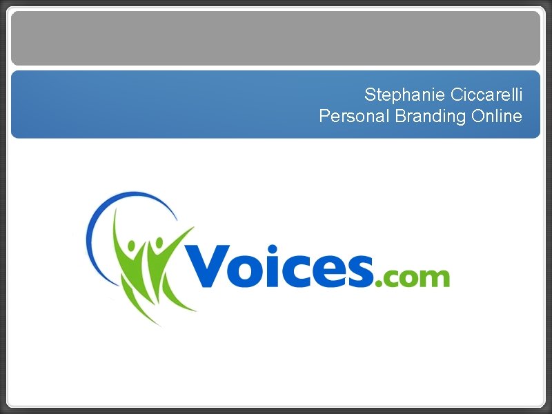 Stephanie Ciccarelli Personal Branding Online Text 