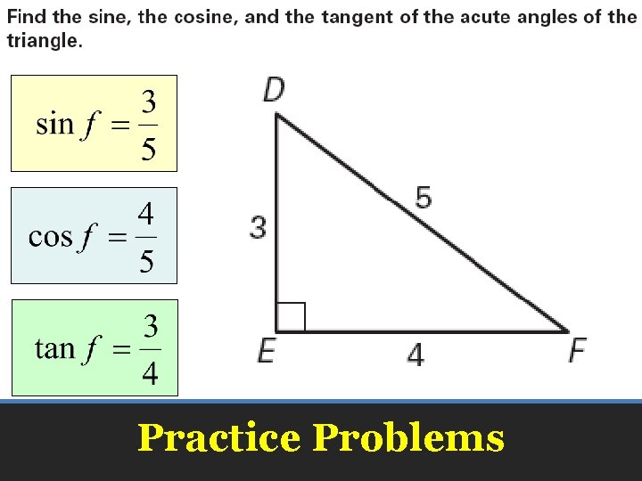 Practice Problems 