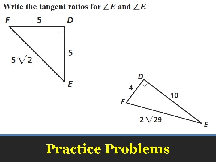 Practice Problems 