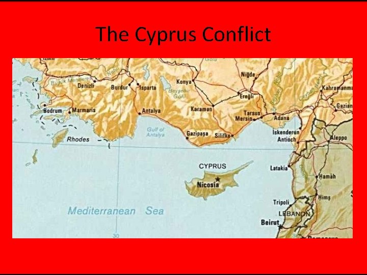 The Cyprus Conflict 