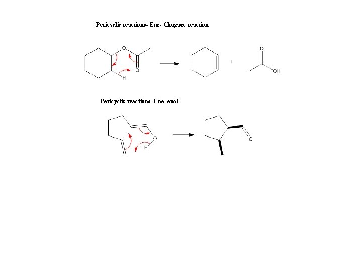 Pericyclic reactions- Ene- Chugaev reaction Pericyclic reactions- Ene- enol 