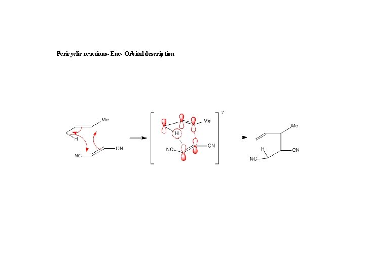 Pericyclic reactions- Ene- Orbital description 