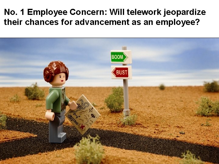 No. 1 Employee Concern: Will telework jeopardize their chances for advancement as an employee?