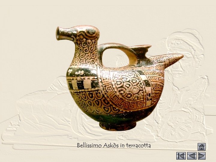 Bellissimo Askòs in terracotta 