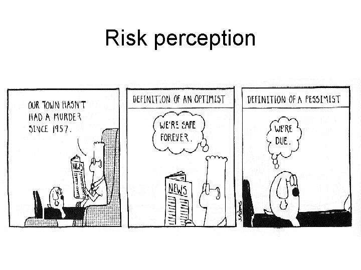 Risk perception 