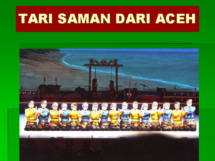 TARI SAMAN DARI ACEH 