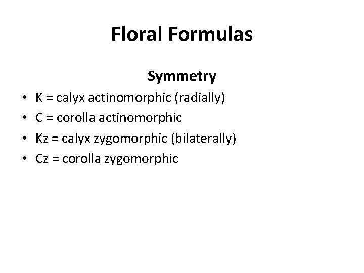 Floral Formulas A Cool Way to Look at