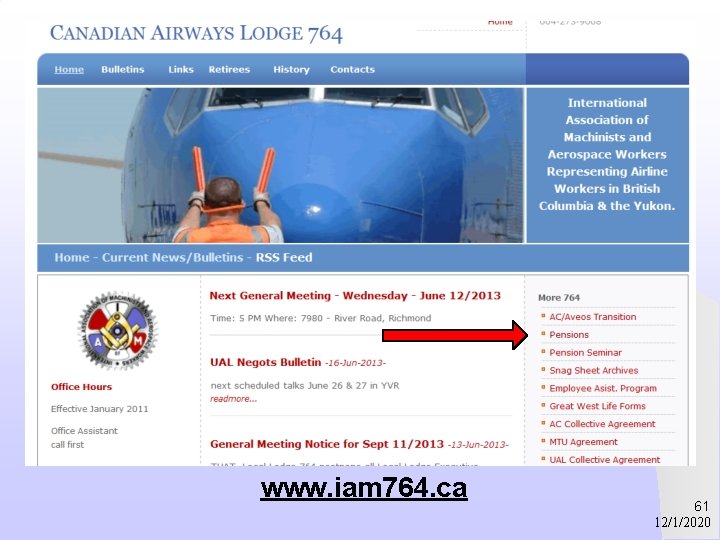 www. iam 764. ca 61 12/1/2020 