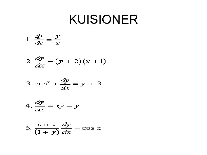 KUISIONER 