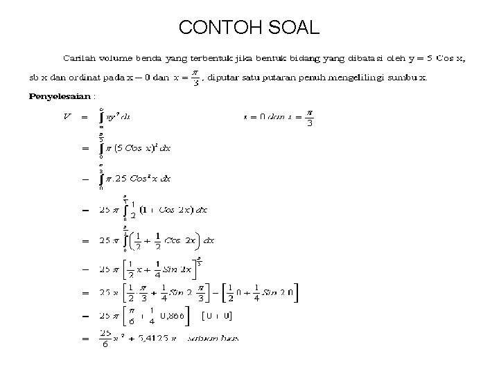 CONTOH SOAL CONTOH SOAL