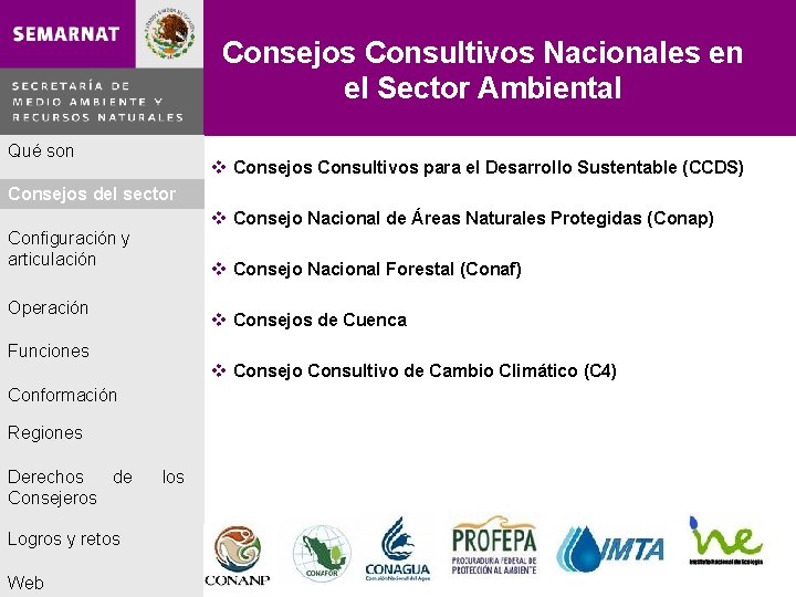 Consejos Consultivos Nacionales en el Sector Ambiental Qué son v Consejos Consultivos para el