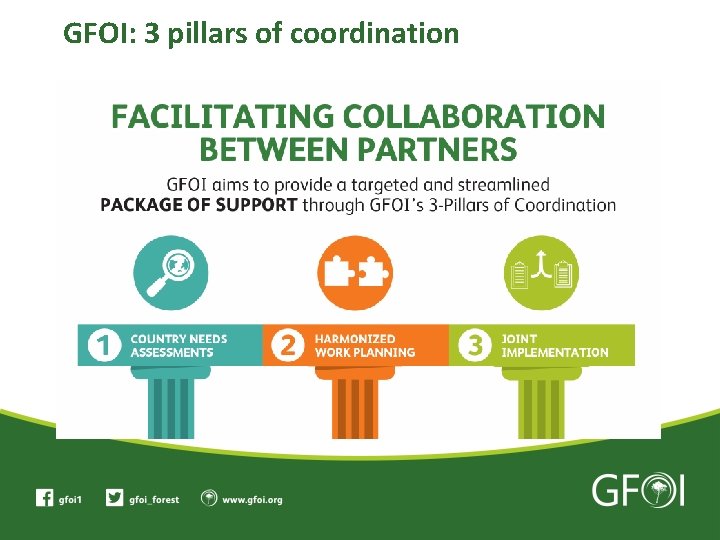 GFOI: 3 pillars of coordination 