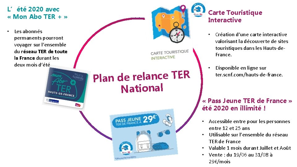 L’été 2020 avec « Mon Abo TER + » • Les abonnés permanents pourront