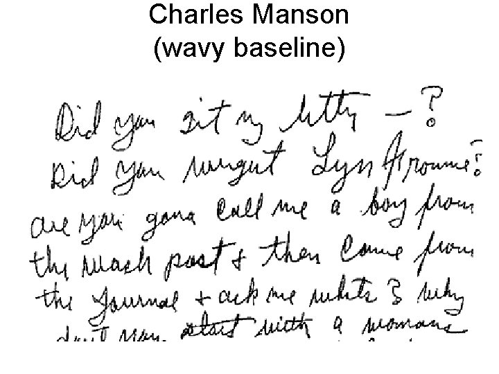 Charles Manson (wavy baseline) 