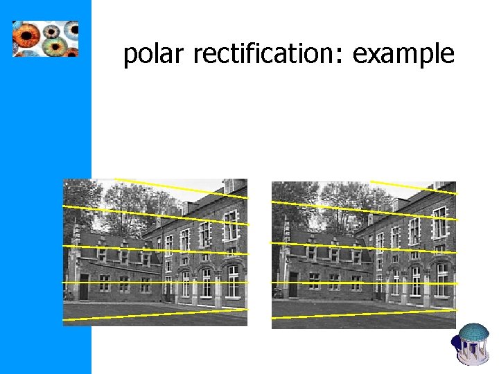 polar rectification: example polar rectification: example