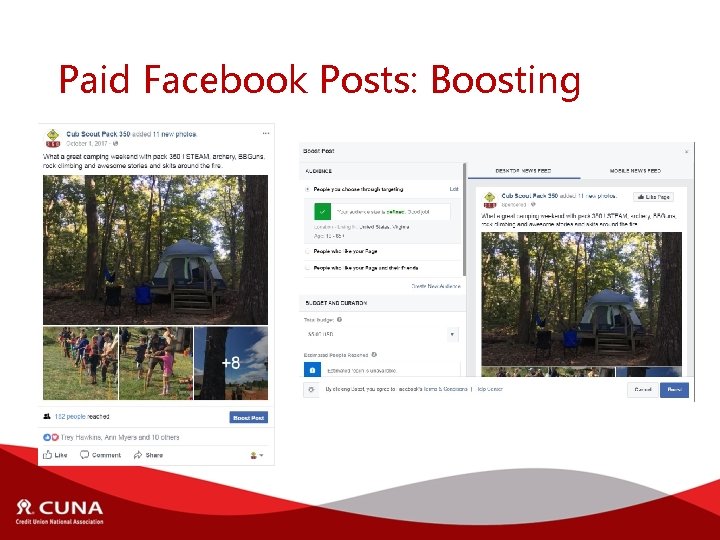 Paid Facebook Posts: Boosting 