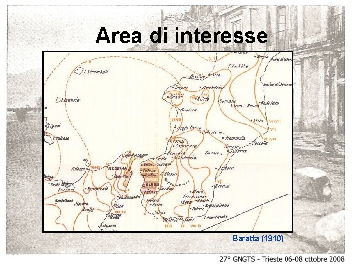 Area di interesse Baratta (1910) 