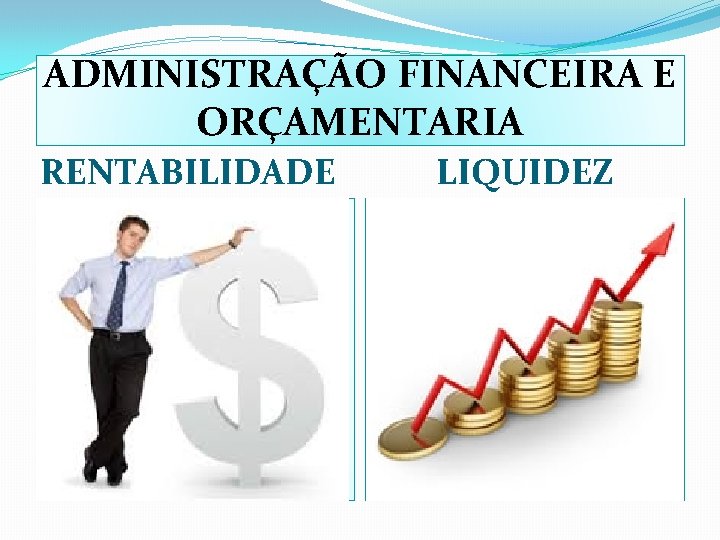 ADMINISTRAÇÃO FINANCEIRA E ORÇAMENTARIA RENTABILIDADE LIQUIDEZ 6 6 5 5 4 4 Série 1