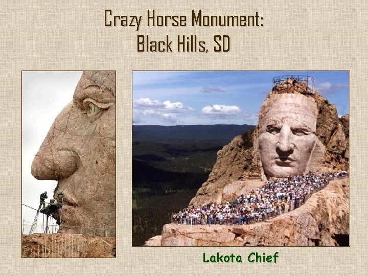 Crazy Horse Monument: Black Hills, SD Lakota Chief 