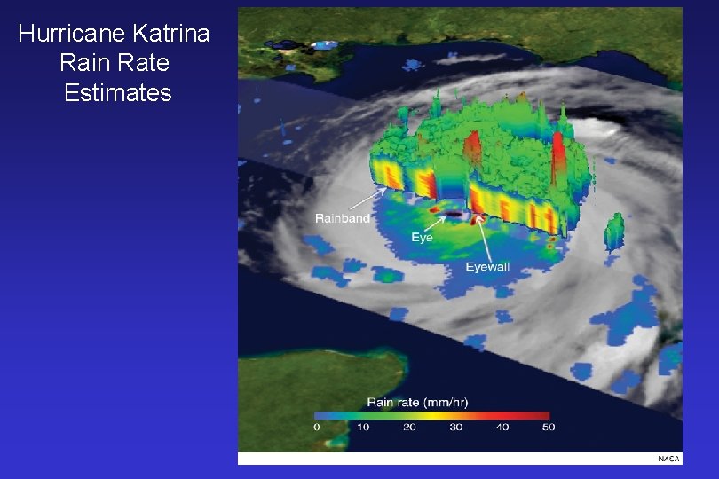 Hurricane Katrina Rain Rate Estimates 