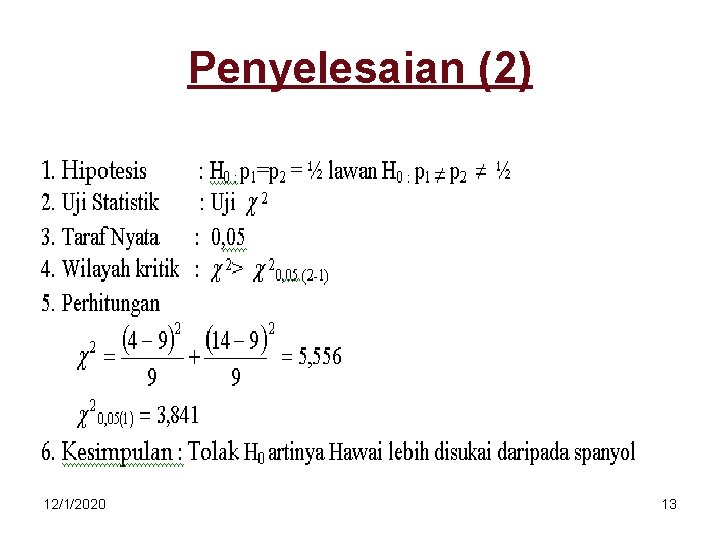 Penyelesaian (2) 12/1/2020 13 