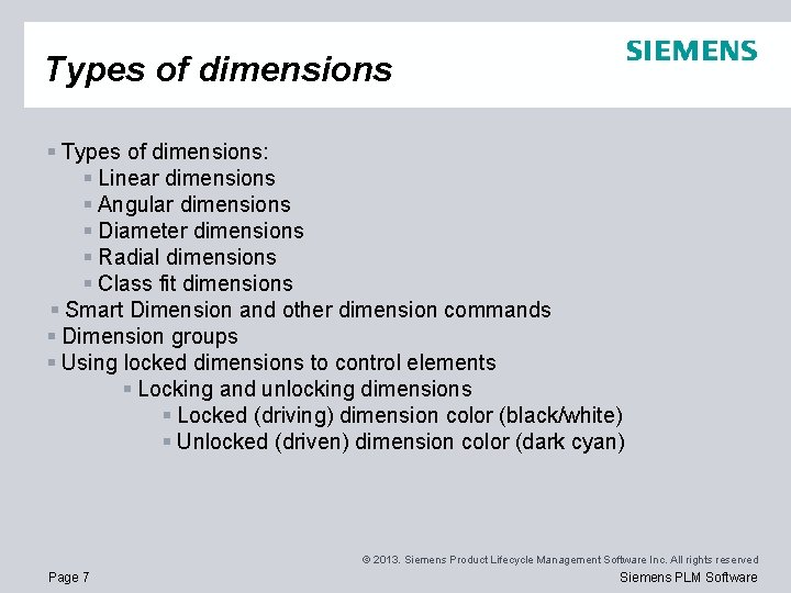 Types of dimensions § Types of dimensions: § Linear dimensions § Angular dimensions §