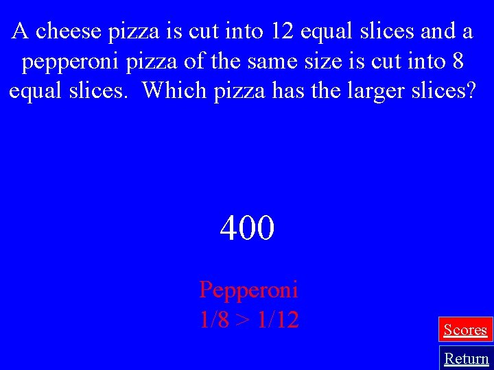 A cheese pizza is cut into 12 equal slices and a pepperoni pizza of