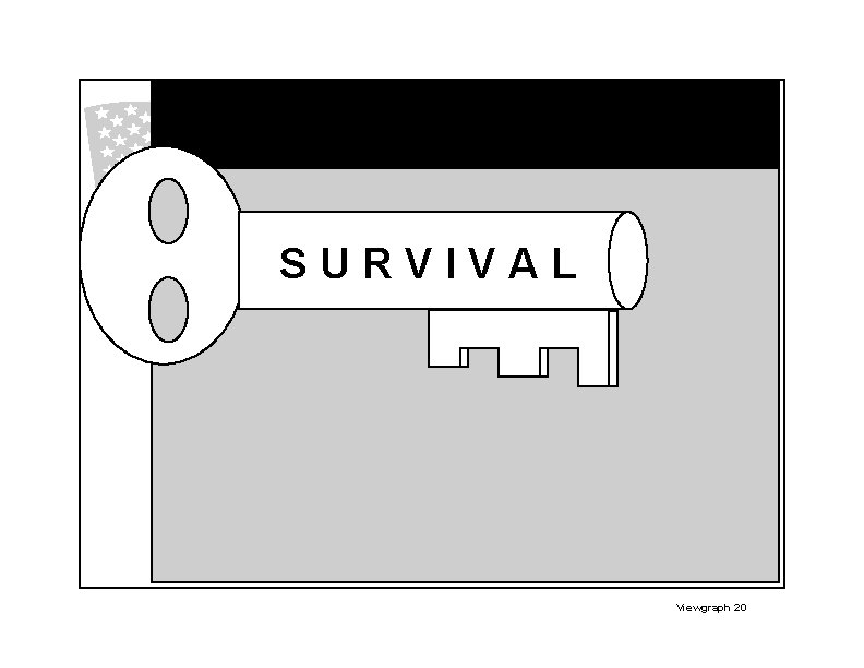 SURVIVAL Viewgraph 20 