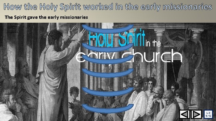 How the Holy Spirit worked in the early missionaries The Spirit gave the early
